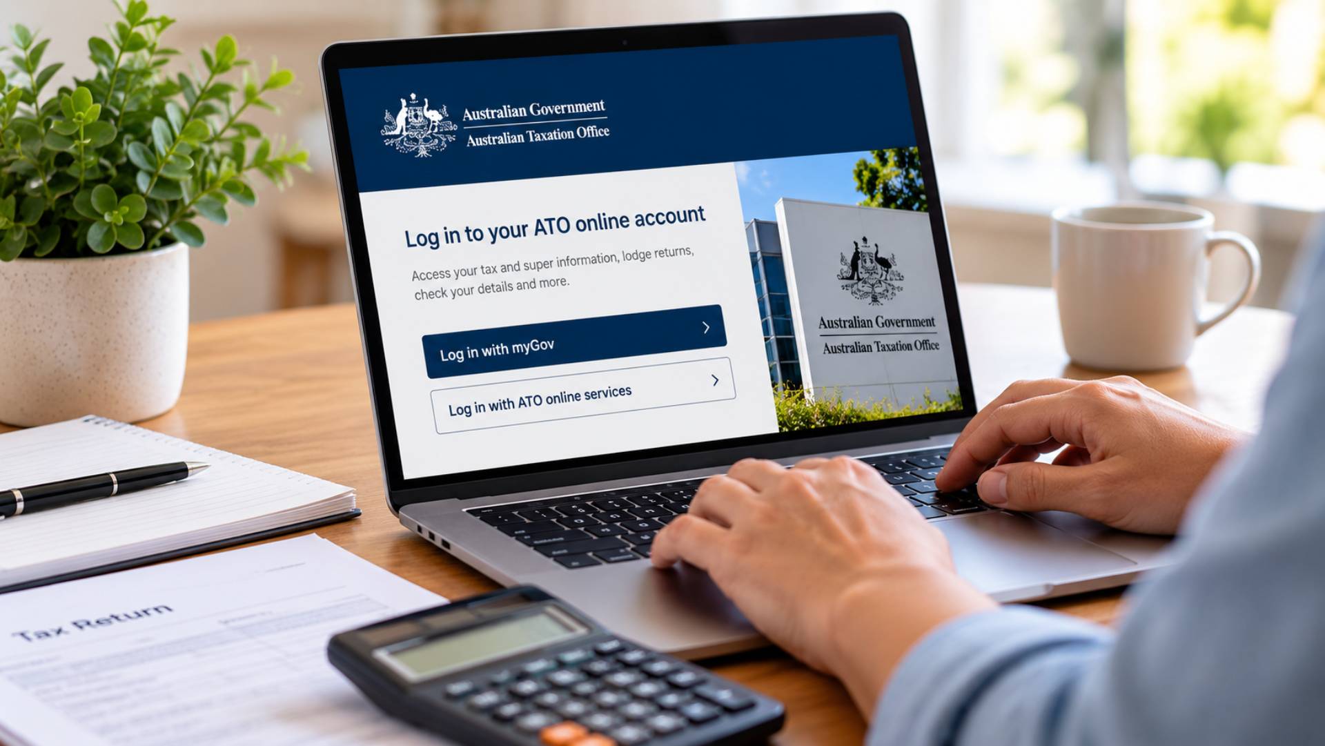 How to access your ATO tax account online