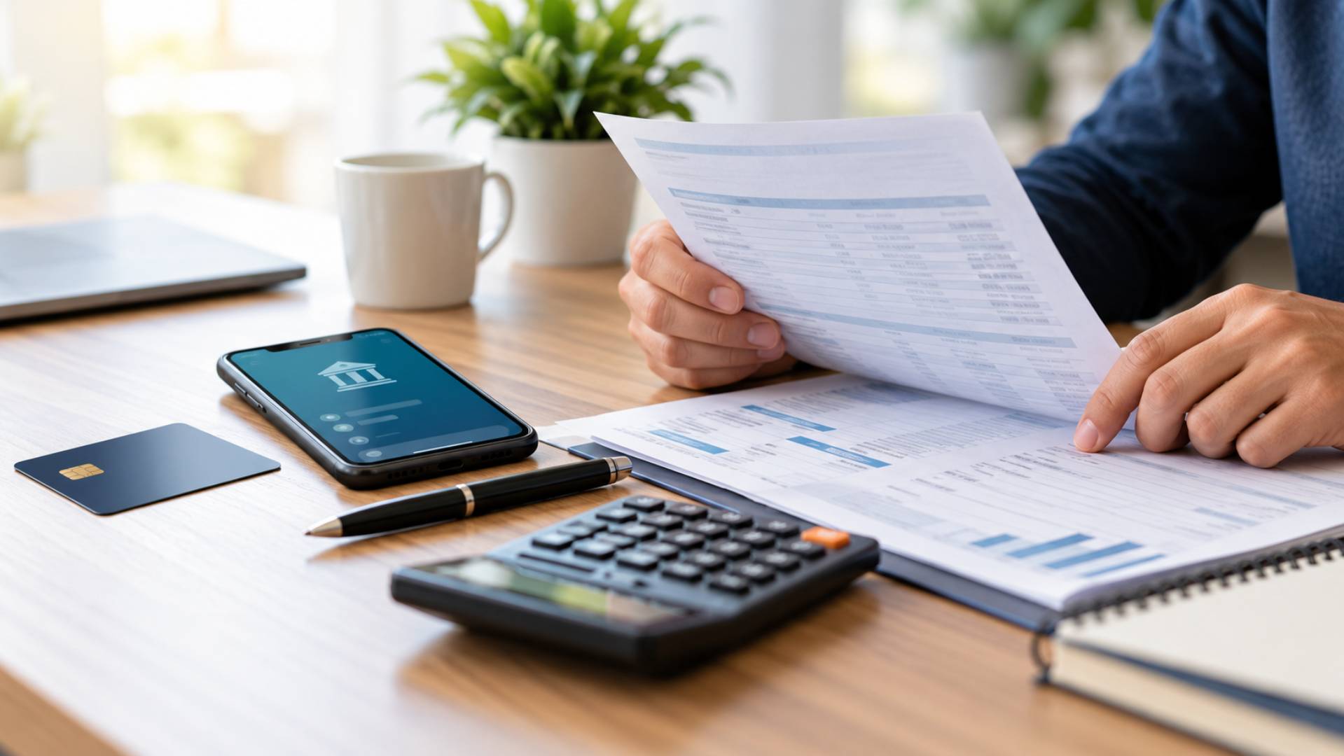 Reviewing bank statements and tax withholding on bank account interest